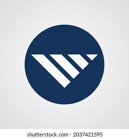 V Letter vector design illustration