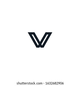 v letter vector logo abstract