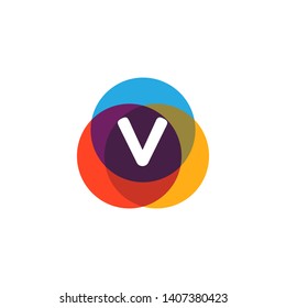 V LETTER VECTOR LOGO APHABET ICON