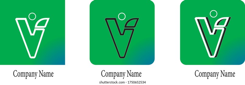 V-Letter-Vectorlogo-Design für Unternehmen und viele mehr