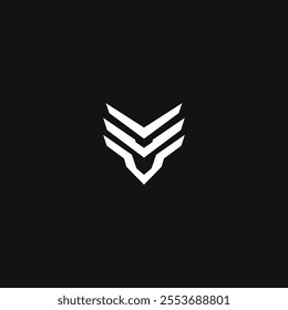 V letter wings logo emblem icon, logo shape, sport logo shape, clothing logo elements, game, aggressive sign symbol 