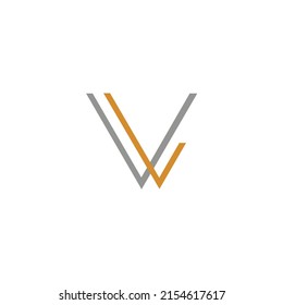 V Letters Abstract Logo Design