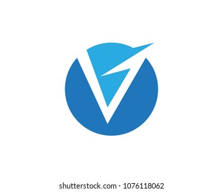 V letters business logo and symbols template
