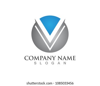 V letters business logo and symbols template
