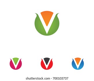 V letters business logo and symbols template