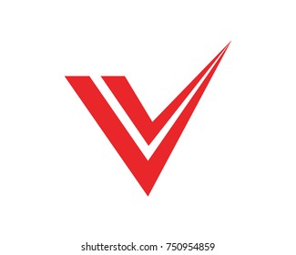 V letters business logo and symbols template
