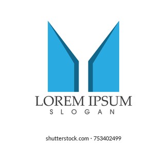 V letters business logo and symbols template
