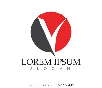 V letters business logo and symbols template

