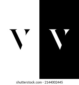 V letters Initial icons monogram vector inspiration logo design