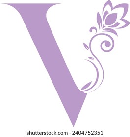 Plantilla con logotipo de letras V en un estilo moderno y minimalista
