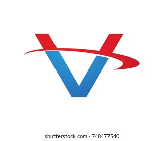V Letters logos