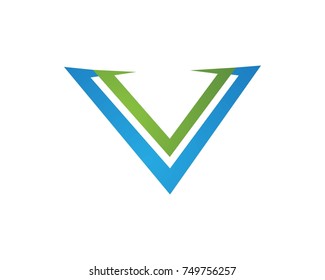 V Letters logos