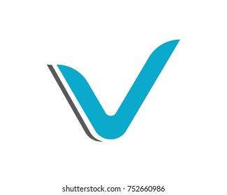 V Letters logos