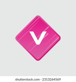 V logo Colorful Vector Design. Icon Concept. Abstract modern