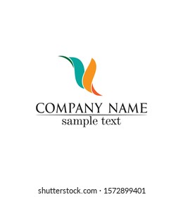V logo corporate design vector V letters business logo and symbols template