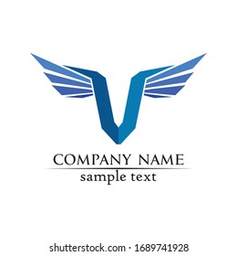 V logo corporate design vector V letters business logo and symbols template