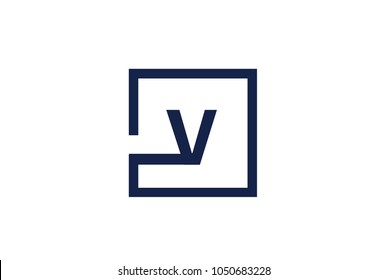 V Logo Design Concept