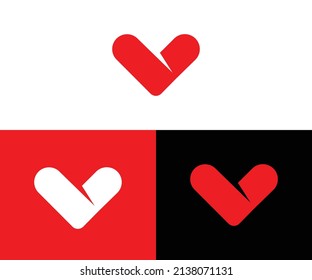 V LOGO DESIGN EPS VECTOR