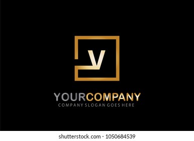 Creative Unique Design Negative Space Letter Stock Vector (Royalty Free ...