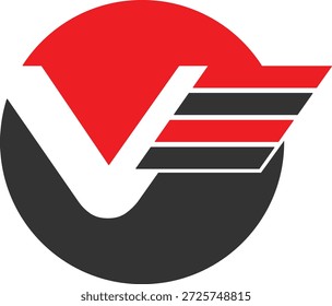 V Logo-Design. V Symboldesign.