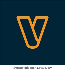 V logo, design inspiration vector template for any purpose