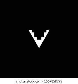 v logo design. letter logo design