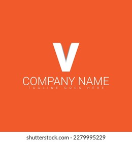 logotipo v, diseño de logotipo v, logotipo de letra v