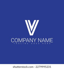 v logo, v logo design, v logo