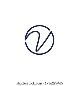 V Logo-Design. Logo-Design Abstract-Brief-Logo