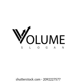 v logo design letter icon business