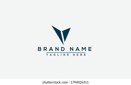 V Logo Design Template Vector Graphic Branding Element.