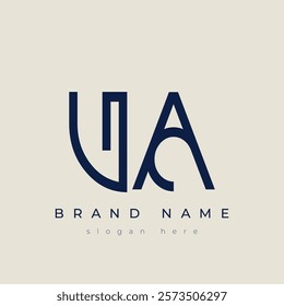 V and A logo design. VA abstract Letters Logo Monogram. This logo design is the process of creating a visual symbol that represents a brand, company, or individual.