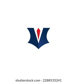 V Logo-Design. Vektorgrafik für Ihr Unternehmen. Buchstabe v Symbol