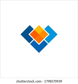 V logo design vector sign