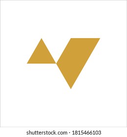 V Logo-Design-Vektorsymbol