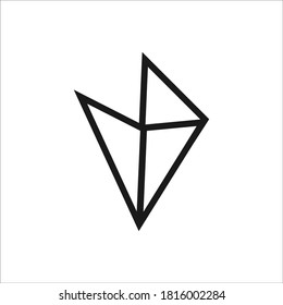 V logo design vector sign