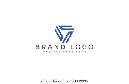 V logo design vector template design for brand