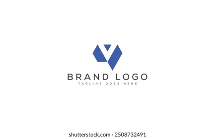 V logo design vector template design for brand