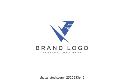 V logo design vector template design for brand