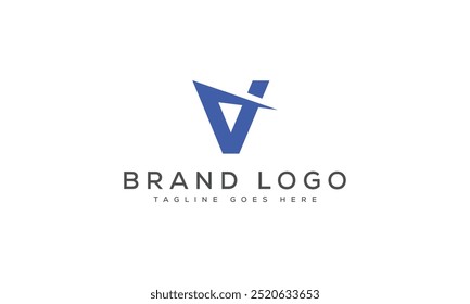 V logo design vector template design for brand