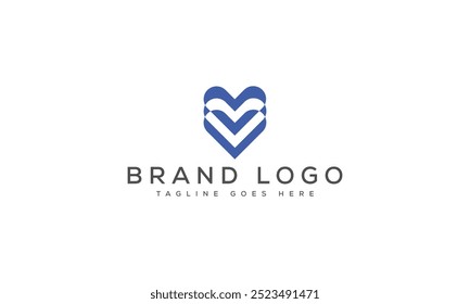 V logo design vector template design for brand