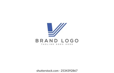 V logo design vector template design for brand