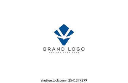 V logo design vector template design for brand