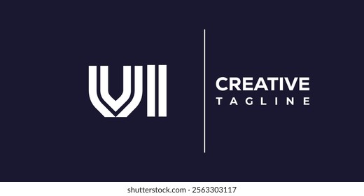 V and I logo design. VI abstract Letters Logo Monogram. This logo design is the process of creating a visual symbol that represents a brand, company, or individual.