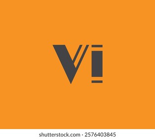 V and I logo design. VI abstract Letters Logo Monogram. This logo design is the process of creating a visual symbol that represents a brand, company, or individual.