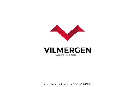 V logo design for your projects