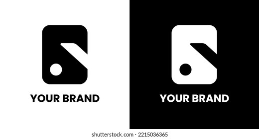 V logo for electronic brand identity design modern minimalist elegant simple creative idea