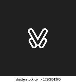 v logo hand / peace vector