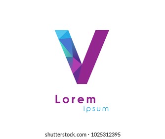V logo icon