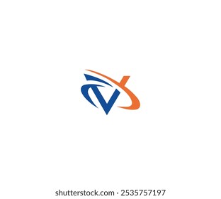 V Logo Ilustraciones y Vectores